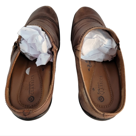 Earth Spirit Claasic Emma Leather Upper Brown Clog Women's Size 8 - Picture 7 of 16